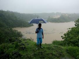 Efek Badai Cempaka,  Desa Wunung Punya Danau Dadakan