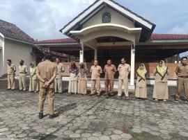 Apel pagi pamong Wunung, Senin 22 Desember 2025